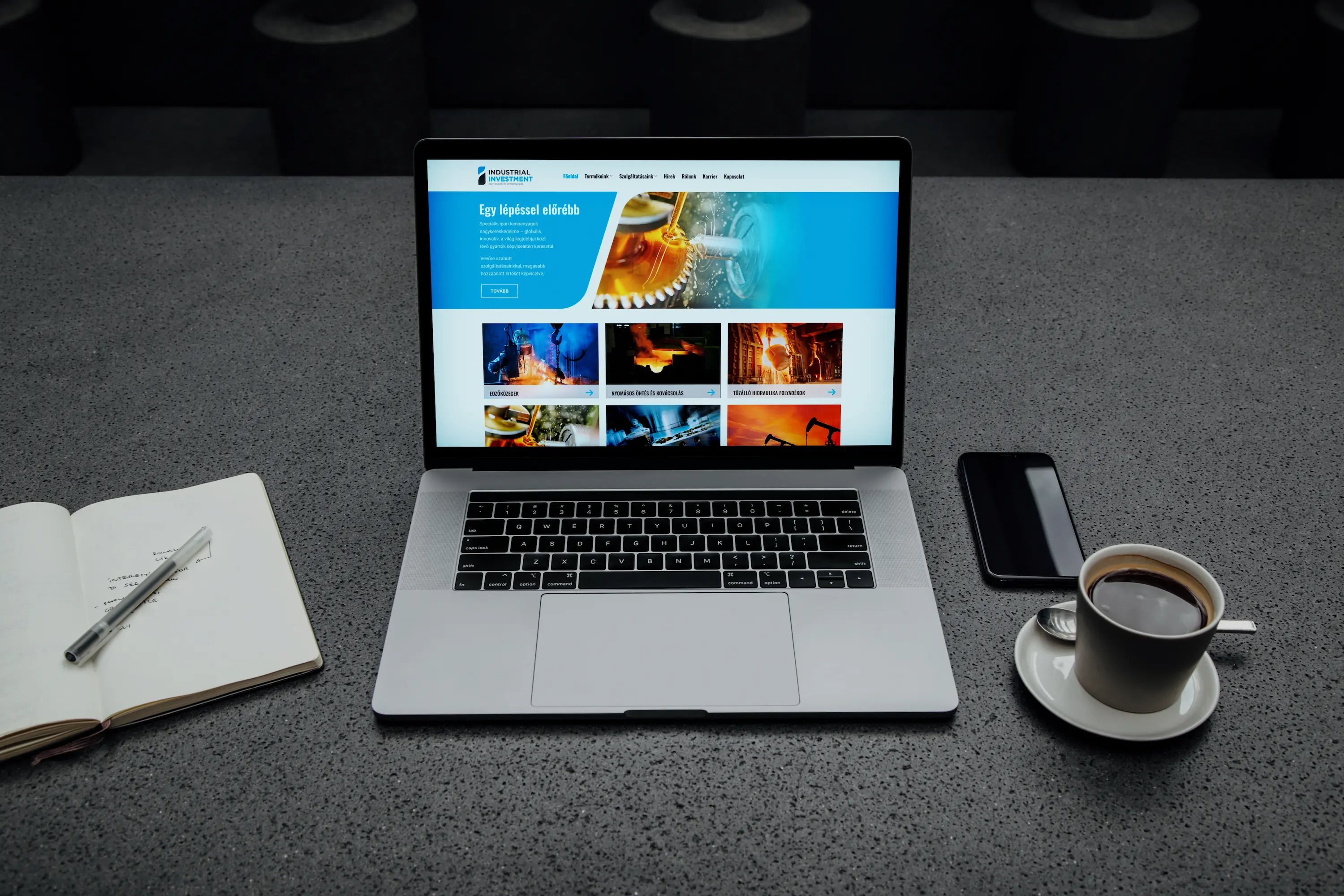 Ipari webfejlesztés szakértelem